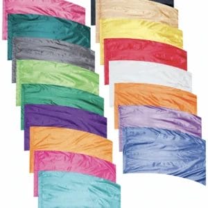Styleplus F-1 Poly China Silk Guard Flags (19 Colors Available)
