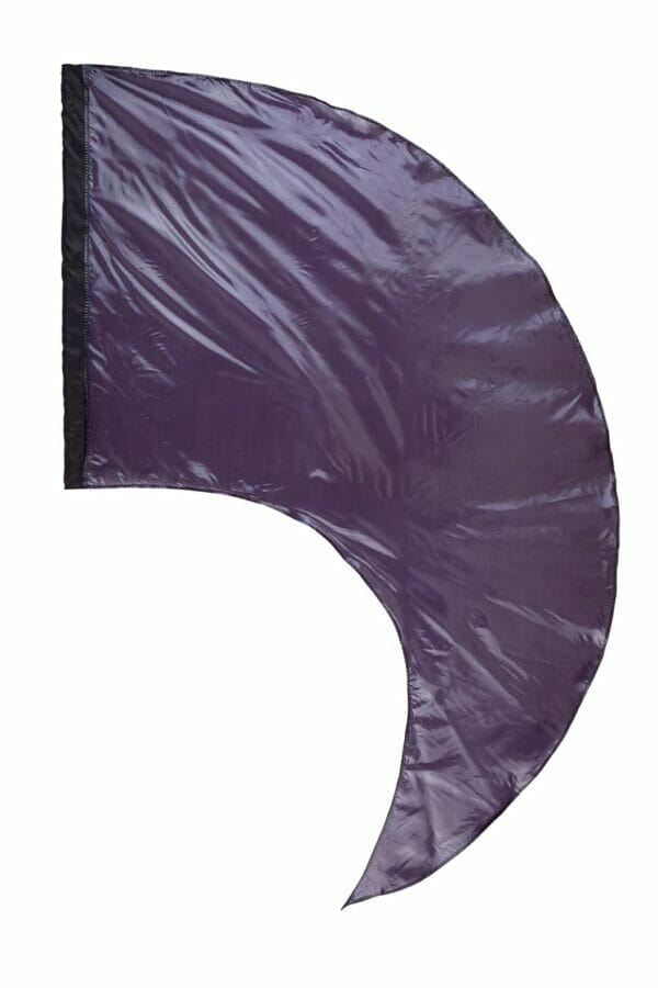 DSI Made-to-Order Crystal Clear Color Guard Swing Flags (Black) (Minimum Order of 6 Required)