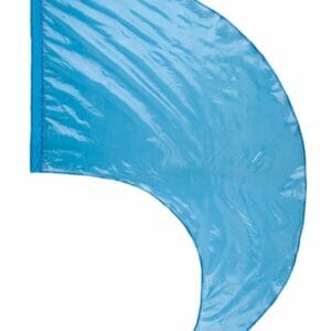 DSI Made-to-Order Crystal Clear Color Guard Swing Flags (Deep Turquoise) (Minimum Order of 6 Required)