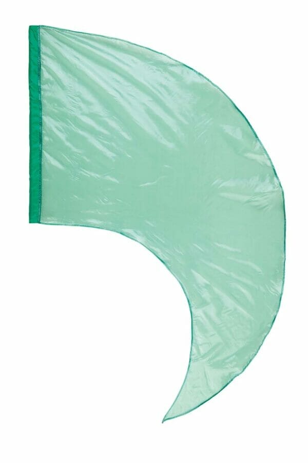 DSI Made-to-Order Crystal Clear Color Guard Swing Flags (Kelly Green) (Minimum Order of 6 Required)