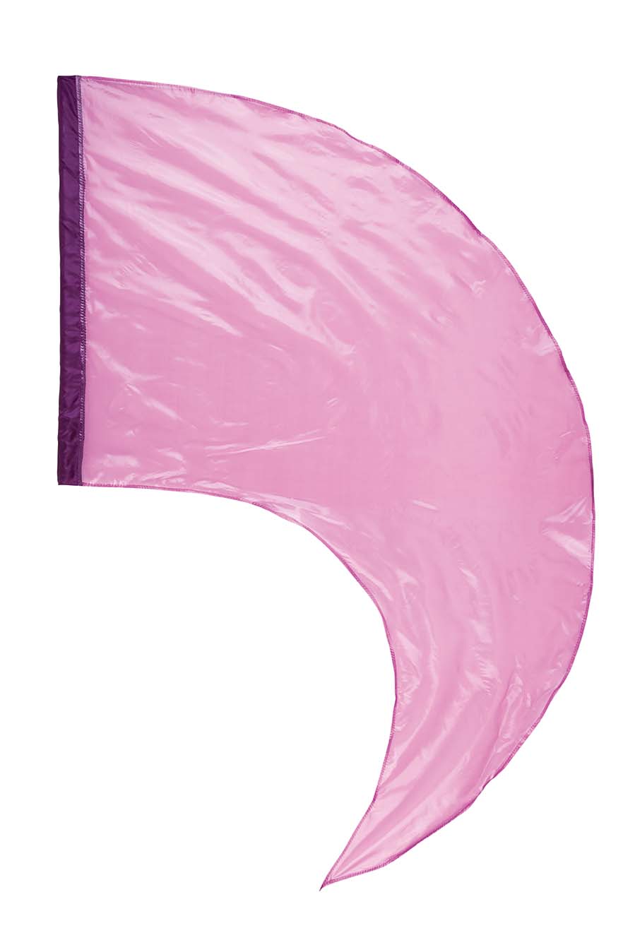 DSI Made-to-Order Crystal Clear Color Guard Swing Flags (Lavender) (Minimum Order of 6 Required)