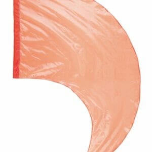 DSI Made-to-Order Crystal Clear Color Guard Swing Flags (Orange) (Minimum Order of 6 Required)