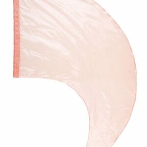 DSI Made-to-Order Crystal Clear Color Guard Swing Flags (Peach) (Minimum Order of 6 Required)