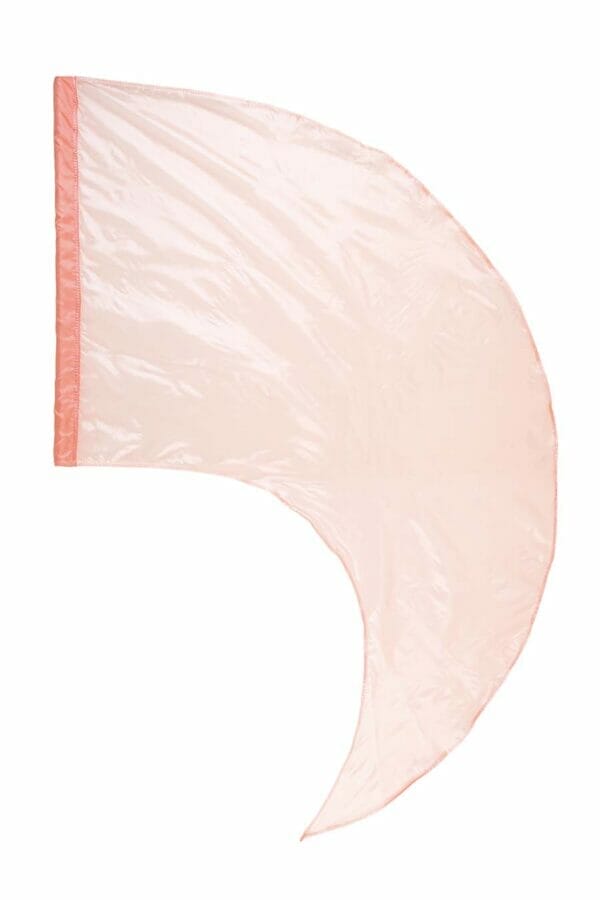 DSI Made-to-Order Crystal Clear Color Guard Swing Flags (Peach) (Minimum Order of 6 Required)