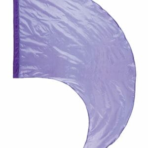 DSI Made-to-Order Crystal Clear Color Guard Swing Flags (Purple) (Minimum Order of 6 Required)
