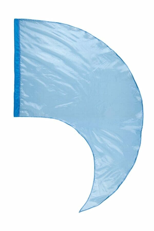 DSI Made-to-Order Crystal Clear Color Guard Swing Flags (Sapphire) (Minimum Order of 6 Required)