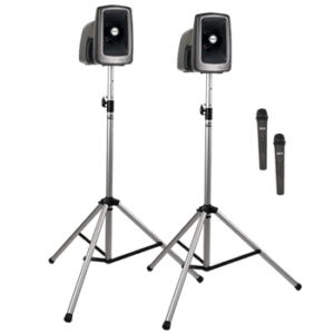 Anchor Audio MegaVox Pro DELUXE AIR Dual Package Battery Powered Portable PA System (MEGA-DP2-AIR)