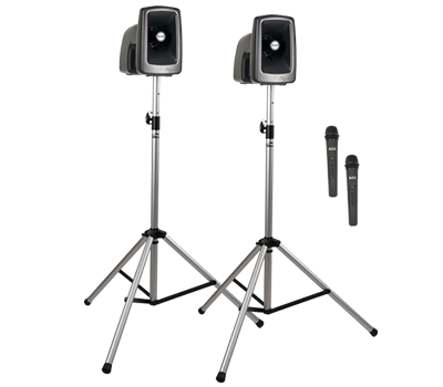 Anchor Audio MegaVox Pro DELUXE AIR Dual Package Battery Powered Portable PA System (MEGA-DP2-AIR)