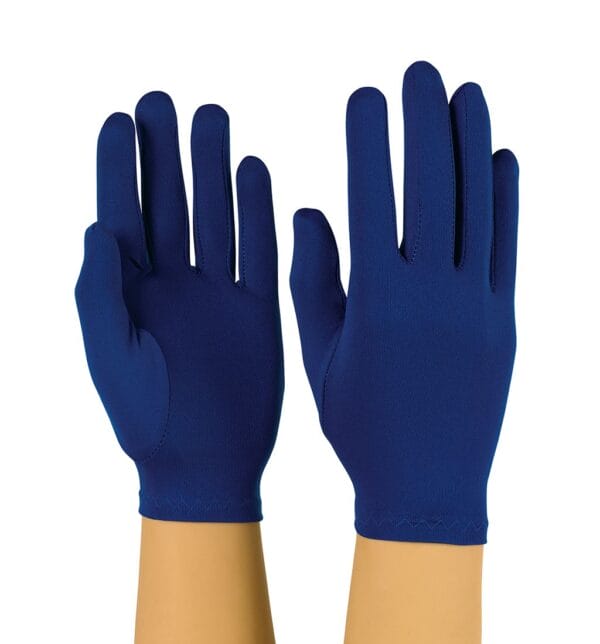 Navy Styleplus Solid Colored Stretch Polyester Gloves- (Sold by the PAIR)