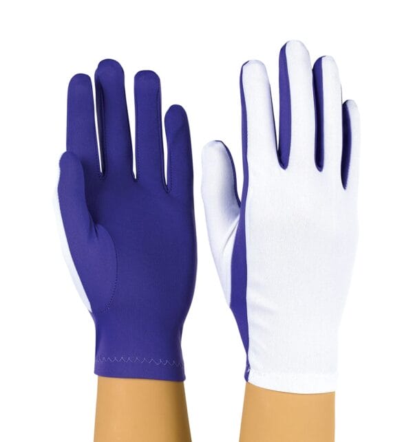 Purple Styleplus Solid Colored Stretch Polyester Gloves- (Sold by the PAIR)