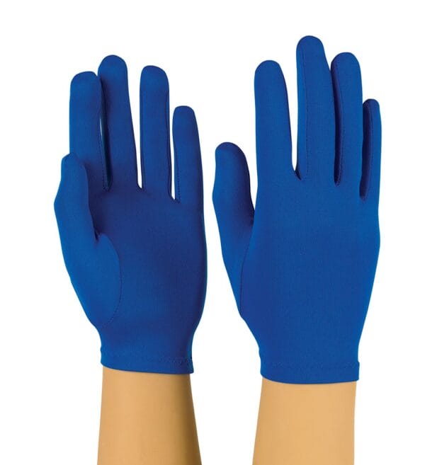 Royal Blue Styleplus Solid Colored Stretch Polyester Gloves- (Sold by the PAIR)