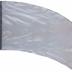 DSI Made-to-Order Solid Crystal Clear Color Guard Flags (Graphite) (Minimum Order of 6 Required)