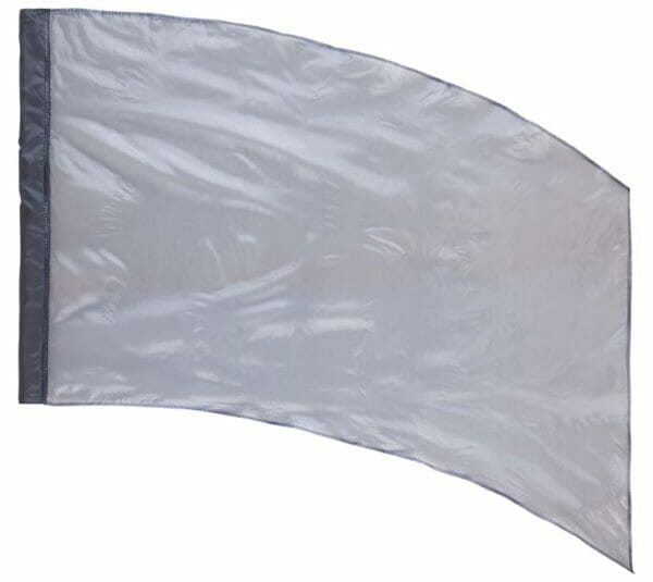 DSI Made-to-Order Solid Crystal Clear Color Guard Flags (Graphite) (Minimum Order of 6 Required)