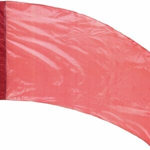 DSI Made-to-Order Solid Crystal Clear Color Guard Flags (Red) (Minimum Order of 6 Required)