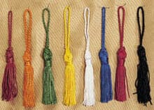 Styleplus Color Tassels (Sold in Pairs-Only Compatible with Styleplus Vinyl Majorette Boots)