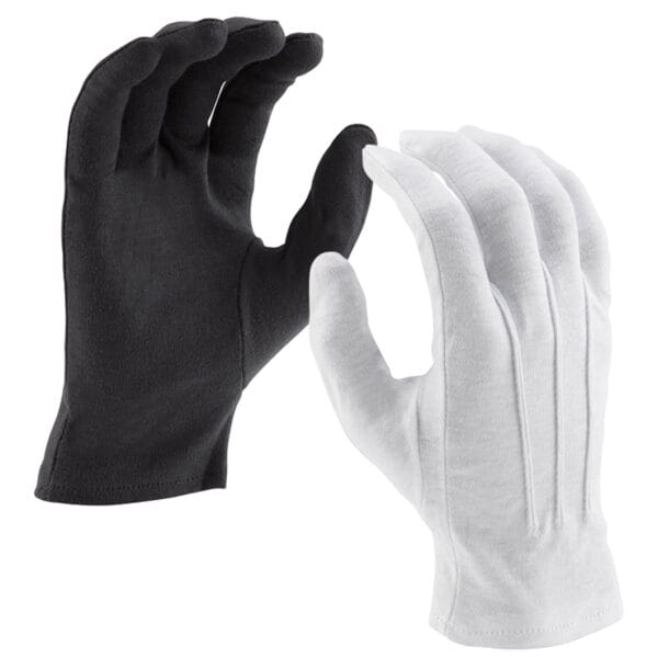 DSI Cotton Marching Band Gloves (Black) PAIR