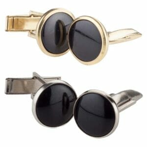 DSI In-Stock Cuff Links (Silver and Gold) (Pair)