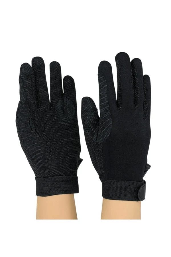 Styleplus Deluxe Sure-Grip Black Gloves-(Sold by the PAIR)