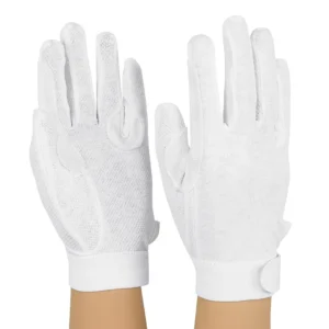 Styleplus Deluxe Sure-Grip White Gloves-(Sold by the PAIR)