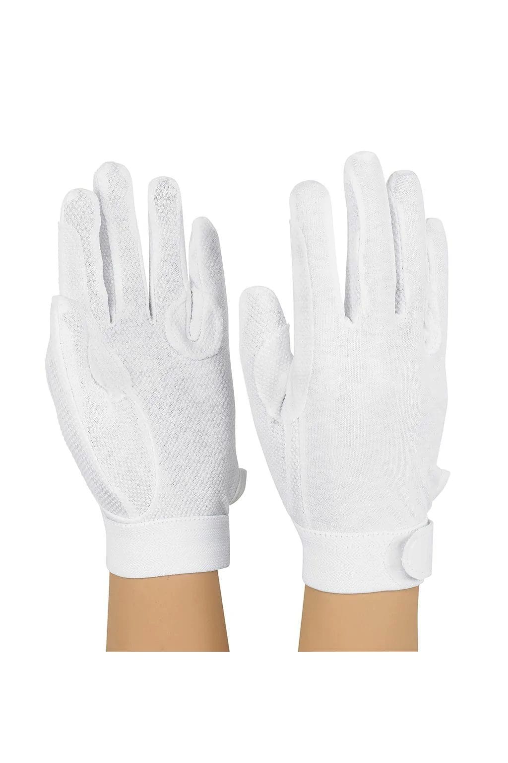 Styleplus Deluxe Sure-Grip White Gloves-(Sold by the PAIR)