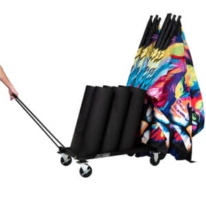 Jarvis Flag Cart for Color Guard and Marching Band