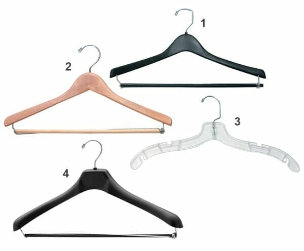DSI 2. Wooden Uniform Suit Hangers