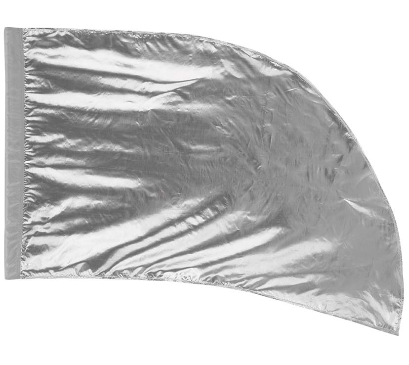DSI Made-to-Order Arced Lava Lamé Flags - Chrome (Minimum Order of 6 Required)