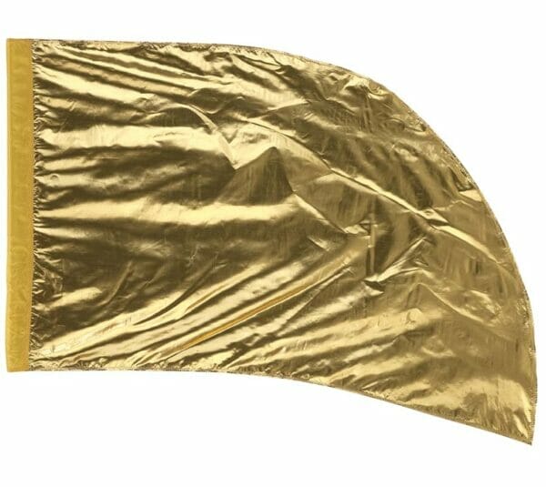 DSI Made-to-Order Arced Lava Lamé Flags - Gold (Minimum Order of 6 Required)