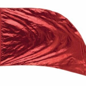 DSI Made-to-Order Arced Lava Lamé Flags - Red (Minimum Order of 6 Required)