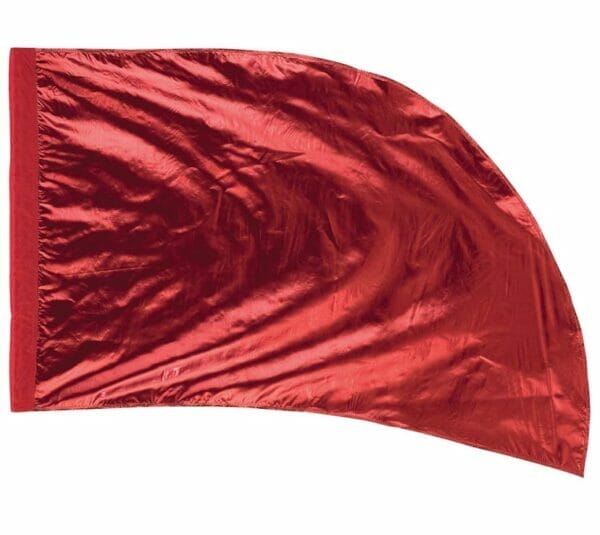 DSI Made-to-Order Arced Lava Lamé Flags - Red (Minimum Order of 6 Required)