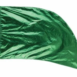 DSI Made-to-Order Arced Lava Lamé Flags - Emerald (Minimum Order of 6 Required)