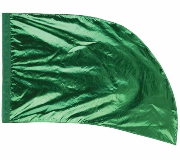 DSI Made-to-Order Arced Lava Lamé Flags - Emerald (Minimum Order of 6 Required)