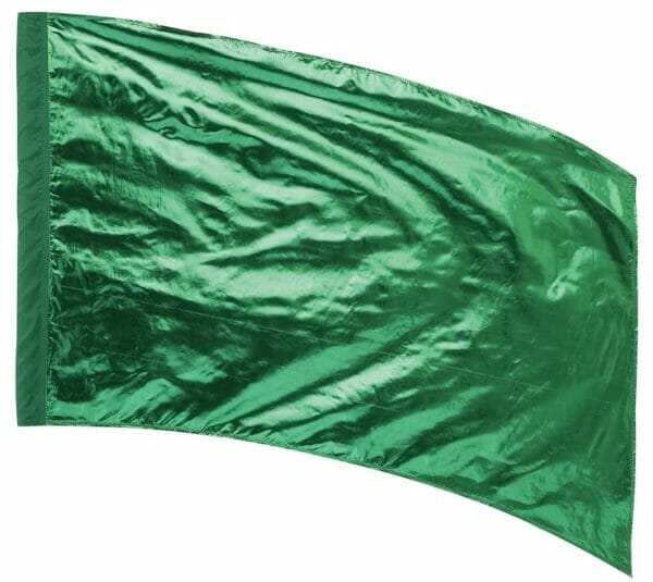DSI Made-to-Order Rectangular Lava Lamé Flags - Emerald (Minimum Order of 6 Required)