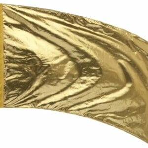 DSI Made-to-Order Rectangular Lava Lamé Flags - Gold (Minimum Order of 6 Required)