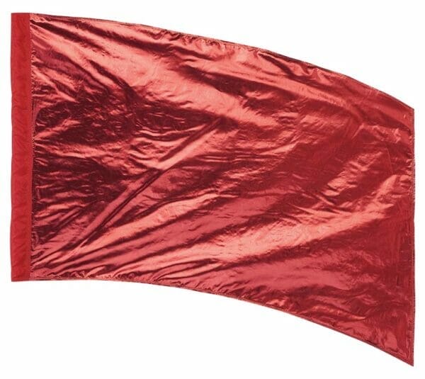 DSI Made-to-Order Rectangular Lava Lamé Flags - Red (Minimum Order of 6 Required)