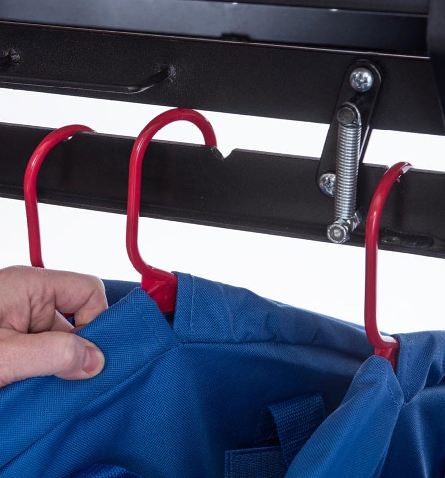 Jarvis hold down bar for uniform mover