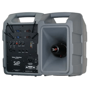 Sound Projection Voice Machine 50 Watt AC and Battery Powered PA System Portable PA System