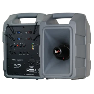 Sound Projection Voice Machine 50 Watt AC and Battery Powered PA System Portable PA System
