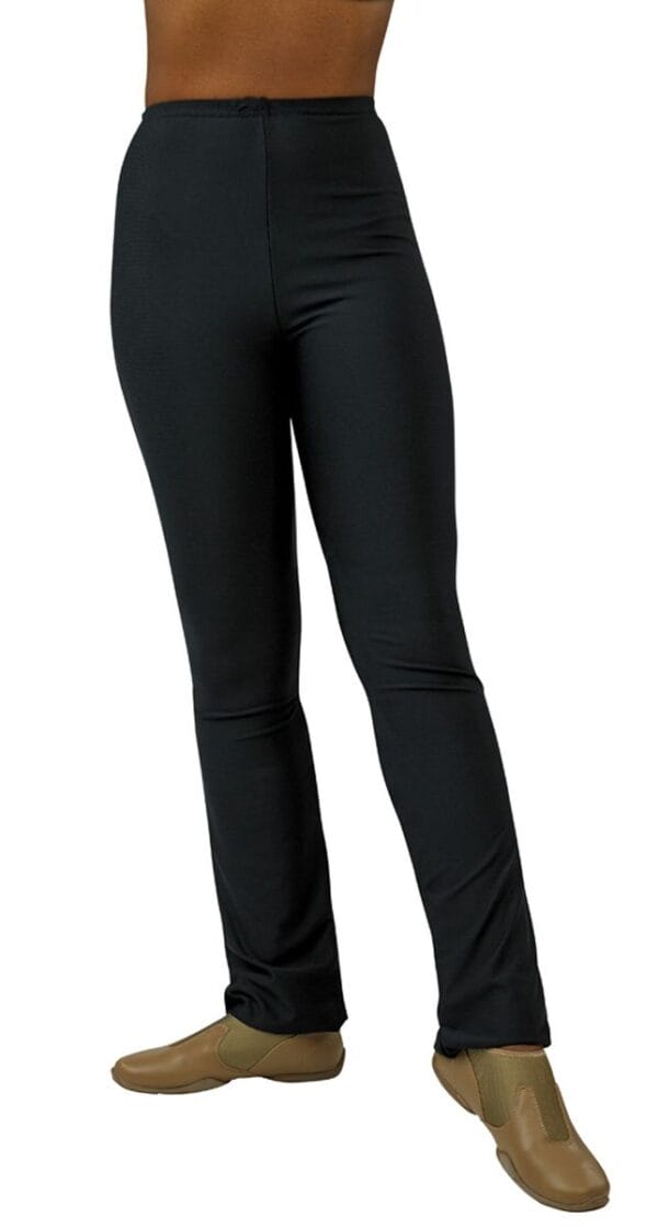 Styleplus Straight Pants Black Lycra Color Guard and Percussion Pant