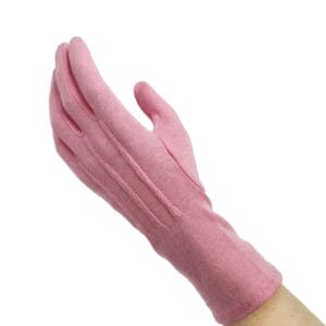dinkles-pink-long-wristed-cotton-marching-band-guard-glove