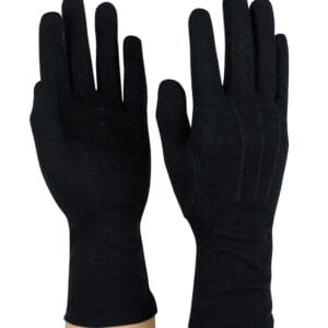 styleplus-black-long-wristed-cotton-marching-band-guard-military-gloves