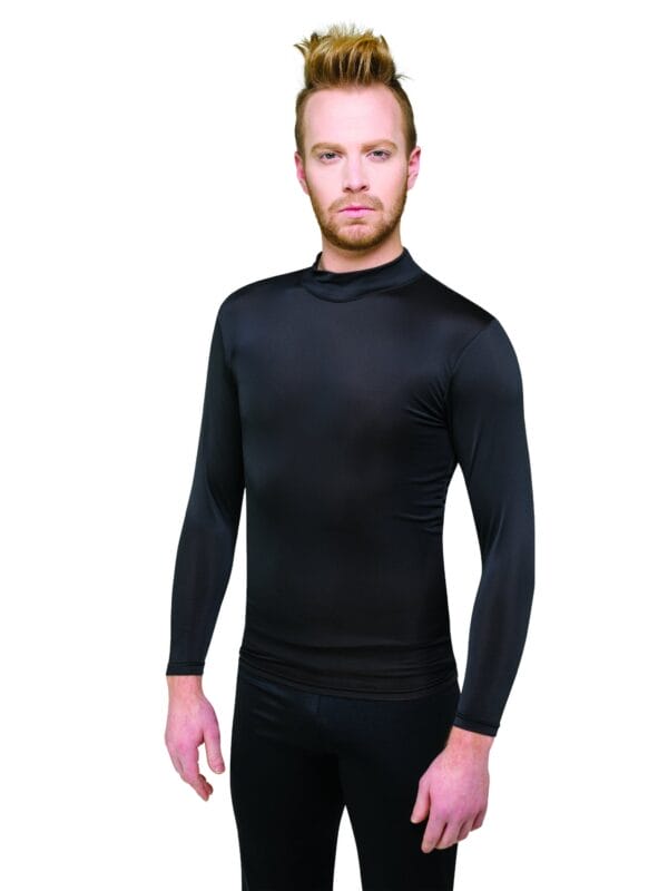 Styleplus Corelements Cool Long Sleeve Compression Shirt Color Guard and Percussion Uniform Black