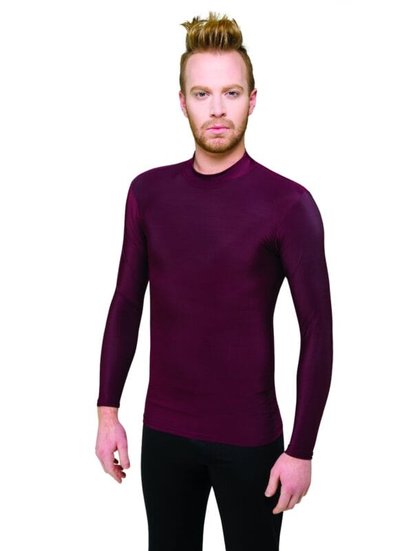 Styleplus Corelements Cool Long Sleeve Compression Shirt Color Guard and Percussion Uniform Maroon