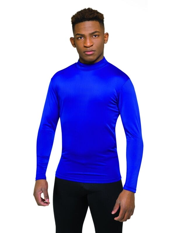 Styleplus Corelements Cool Long Sleeve Compression Shirt Color Guard and Percussion Uniform Royal Blue