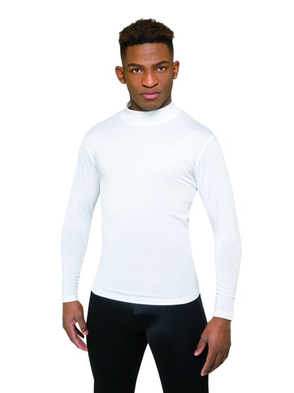 Styleplus Corelements Cool Long Sleeve Compression Shirt Color Guard and Percussion Uniform White