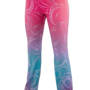 Styleplus Genesis Guard and Percussion Uniform MTO (Pants)-Costume Print 311 with Metallic Texture Pattern Spiral 2000 in Lilac