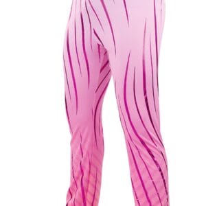 Styleplus Genesis Guard and Percussion Uniform MTO (Pants)-Costume Print 319 with Metallic Texture Pattern Stripes 3000 in Magenta