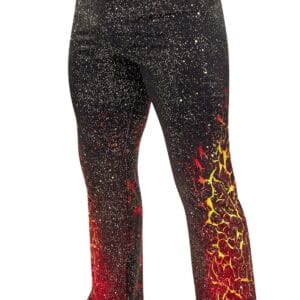 Styleplus Genesis Guard and Percussion Uniform MTO (Pants)-Costume Print 332 with Metallic Texture Pattern Dust 6000 in Gold