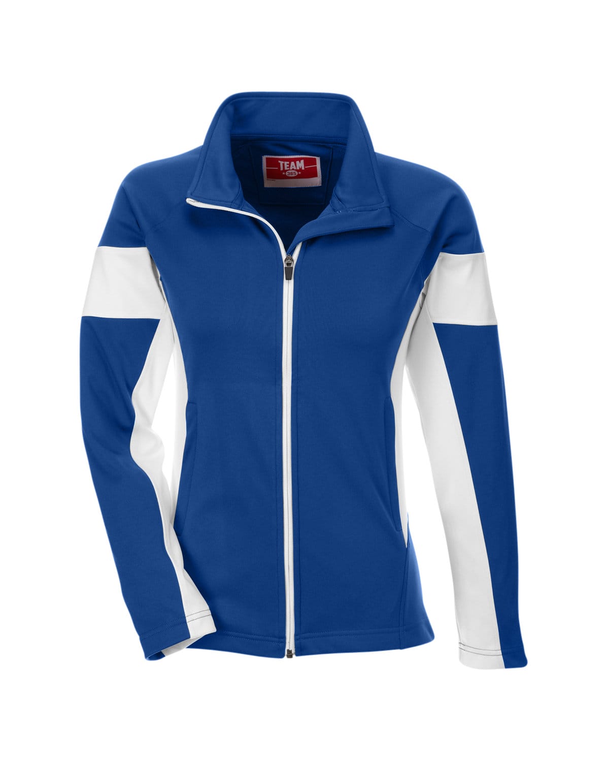 Team 365 Ladies' Elite Performance Full-Zip Jacket SP Royal/White TT34W