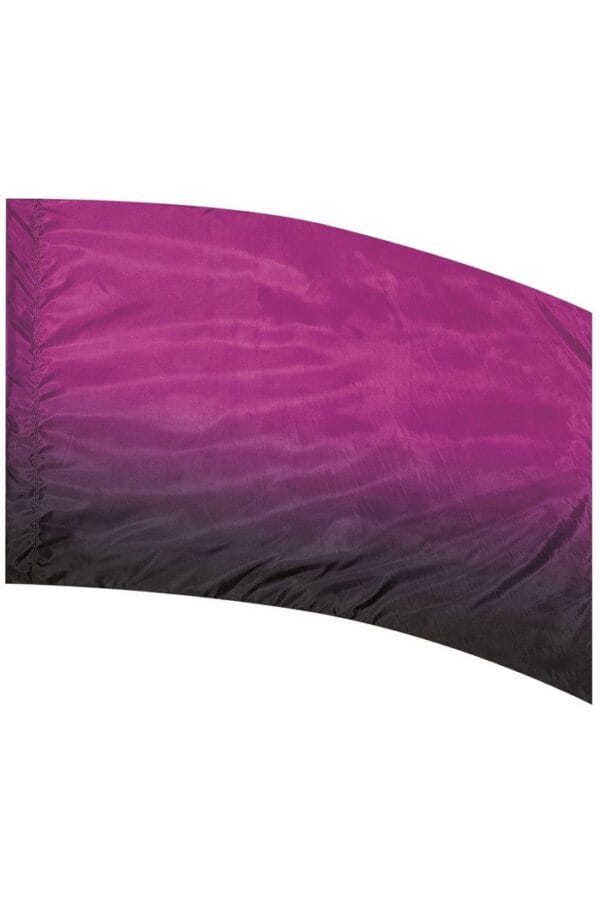 Styleplus Color to Black Poly China Silk Color Guard Flag Purple